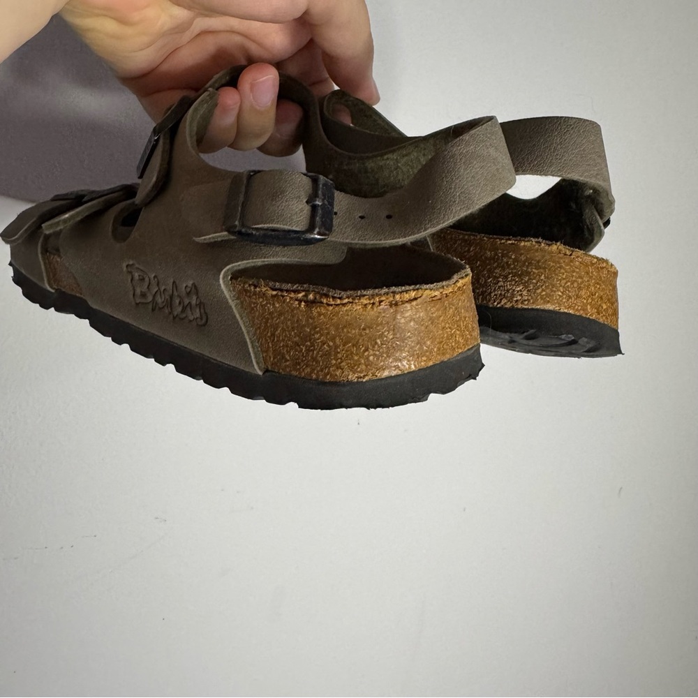 Birkenstock Birkis Ellice Sandals Olive Green Buckle Comfort Shoes EU 38 - Picture 3 of 9